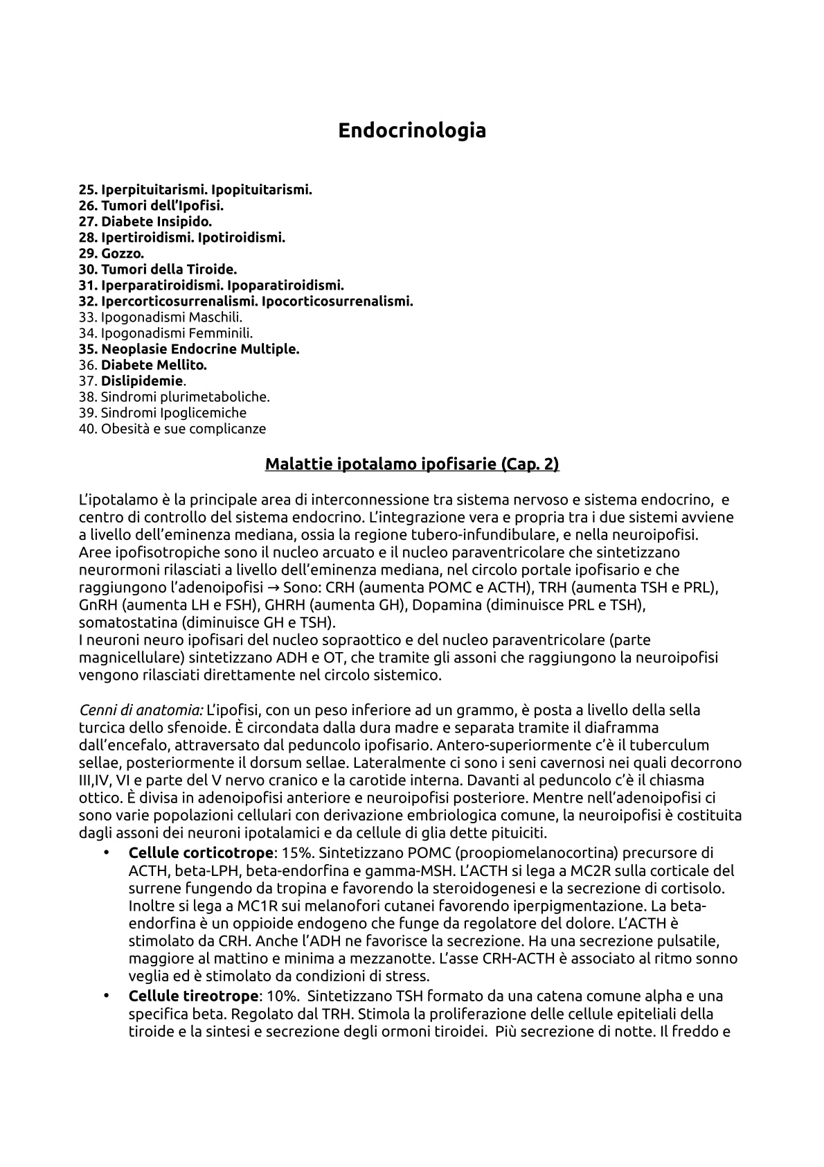 Sistematica Malattie Endocrino