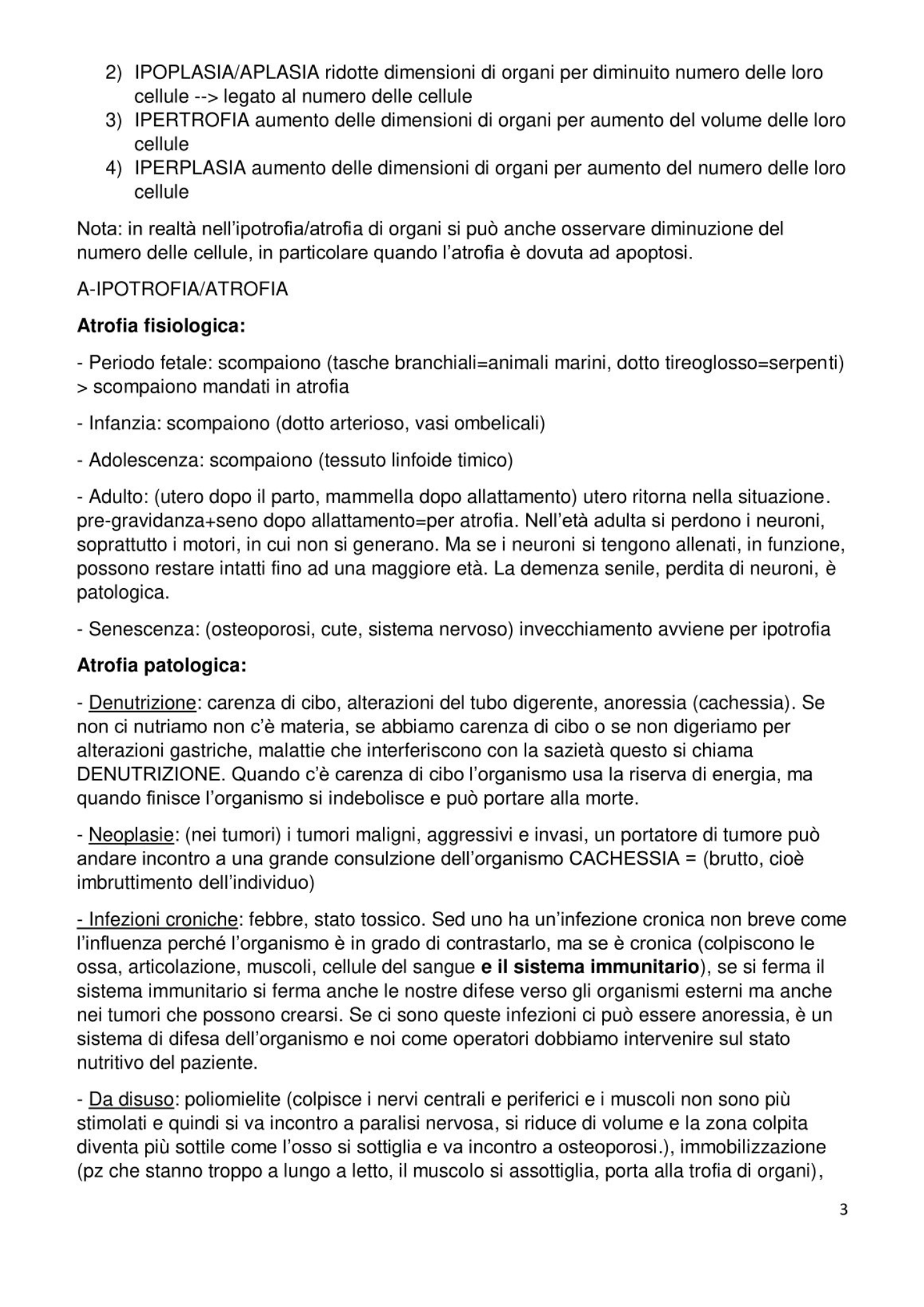 Patologia Generale e Fisiopatologia