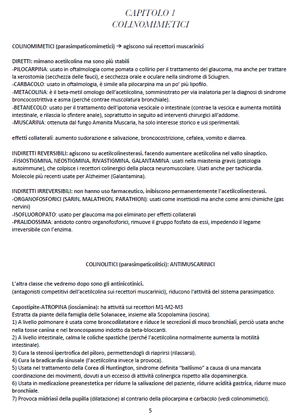 Farmacologia e Farmacoterapia